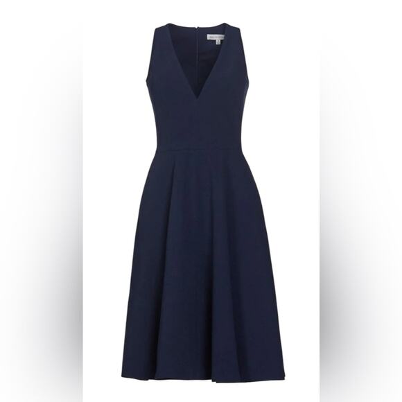 Dress The Population NWTs Catalina Navy Blue Dress size 10 with pockets - Picture 4 of 11